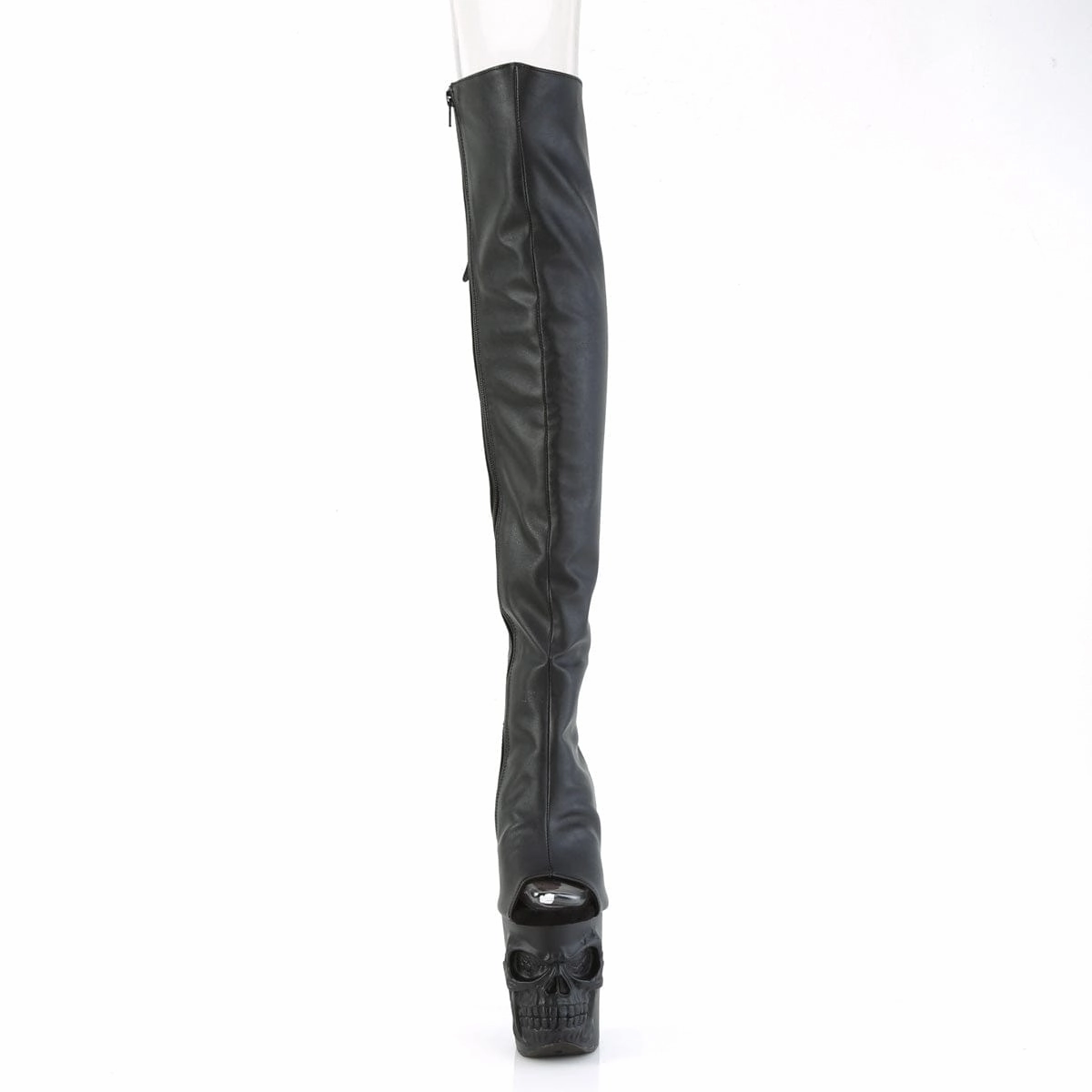 RAPTURE-3019 Black Faux Leather/Black Matte Stretchable Hunting Trip
