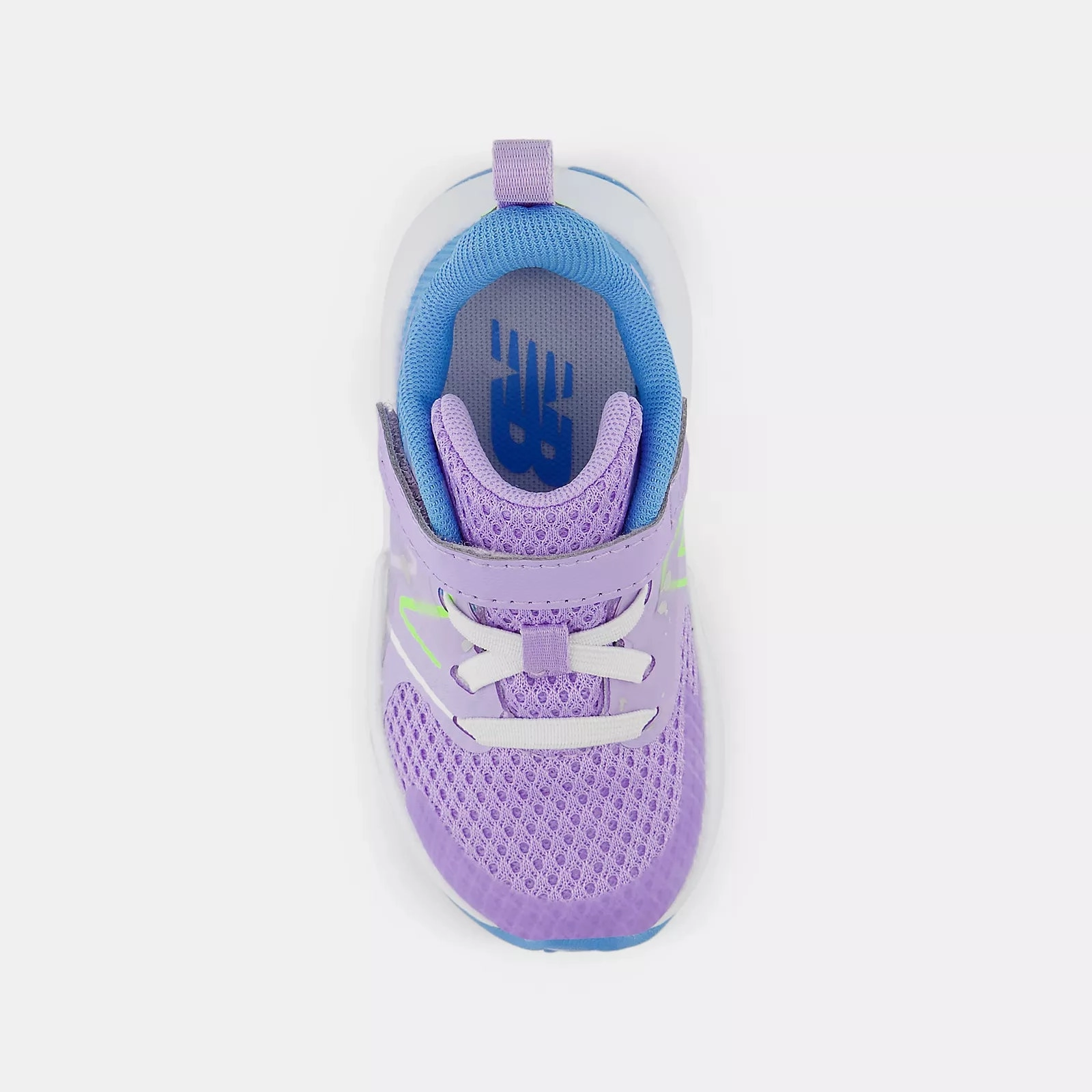 Rave Run v2 - Bungee Lace with Top Strap - Lilac Glo with Sky Blue New Drop Durable