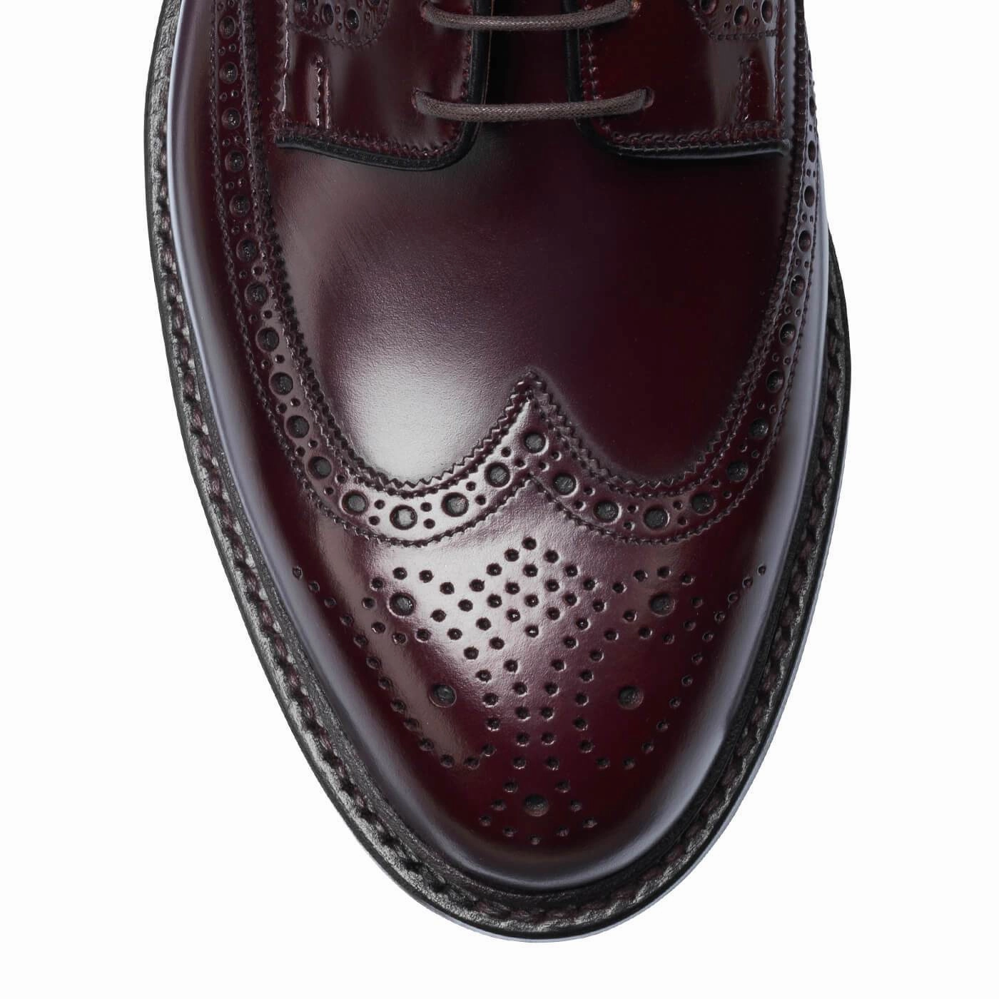 Pembroke Burgundy Cavalry Calf Bold Design Comfortable Style