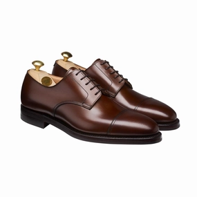 Ripon Dark Brown Burnished Calf Bendable Minimal Weight