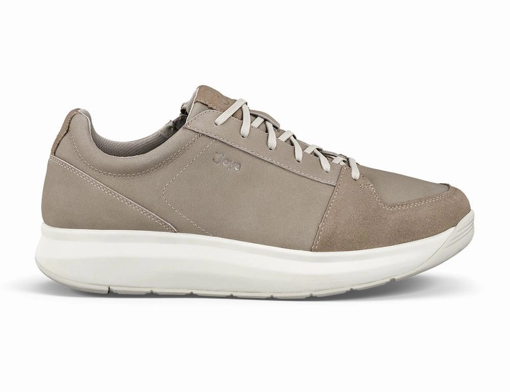 Mens Senso Zip Oliver Beige Trainers School Style