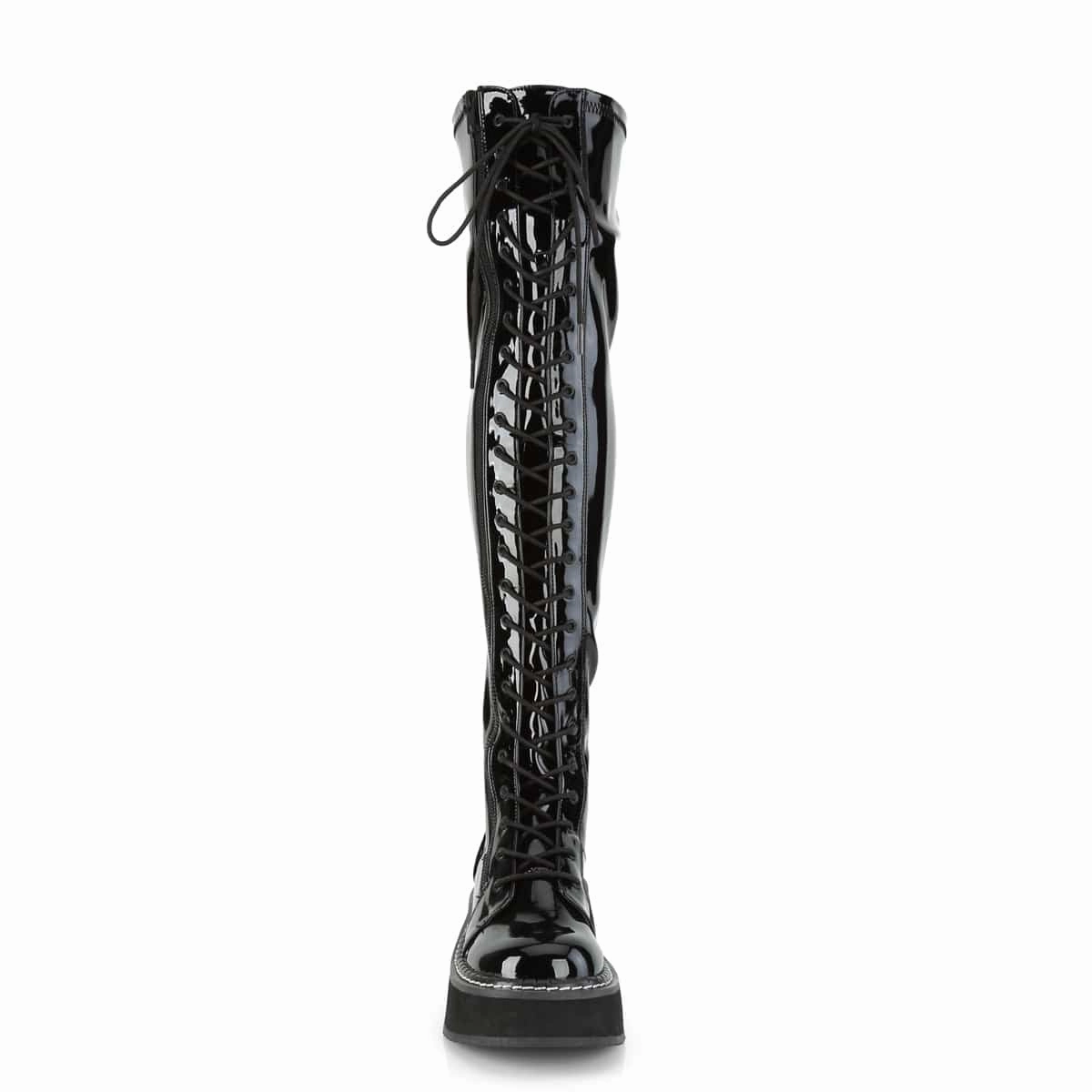EMILY-375 Black Patent Flexible Shank Functional