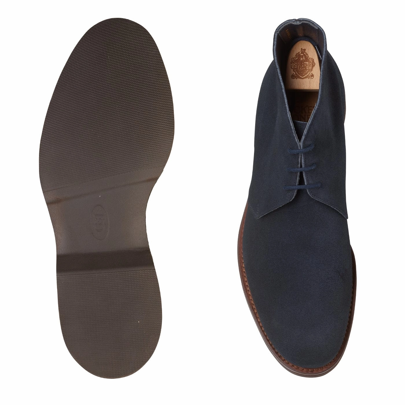Soft Sole Fall Ready Chukka 4 Indigo Reverse Butt Suede