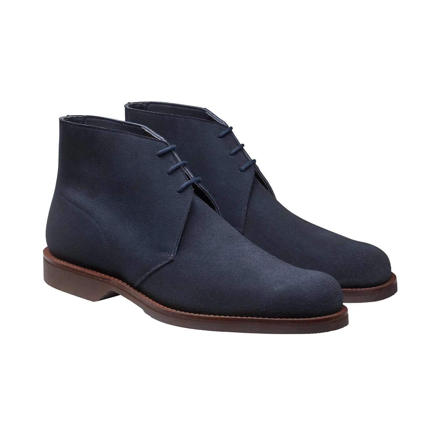 Chukka 4 Indigo Reverse Butt Suede Cozy Footwear Clean Lines