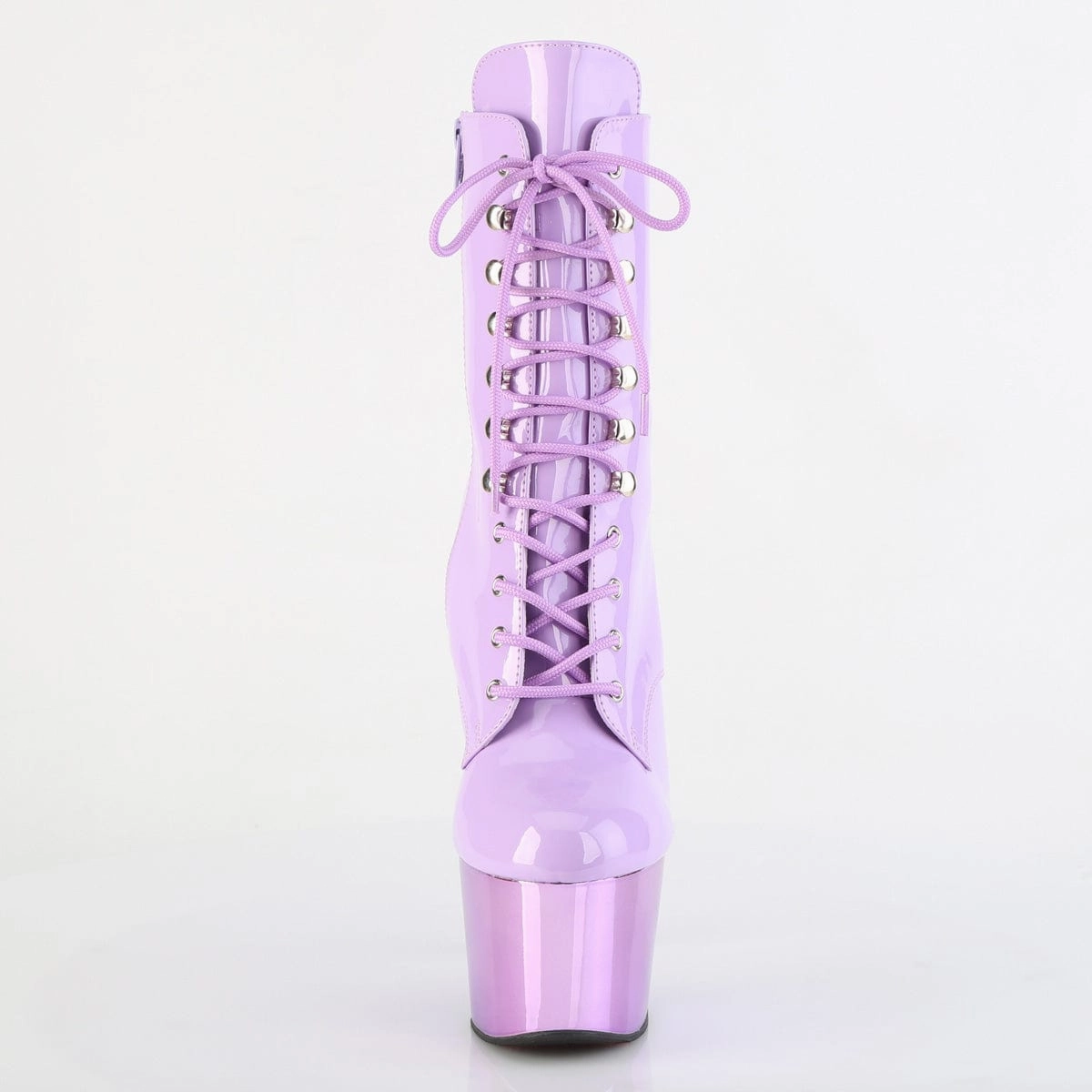 ADORE-1020 Platform Shoes Lavender Patent Lavender Chrome Sturdy
