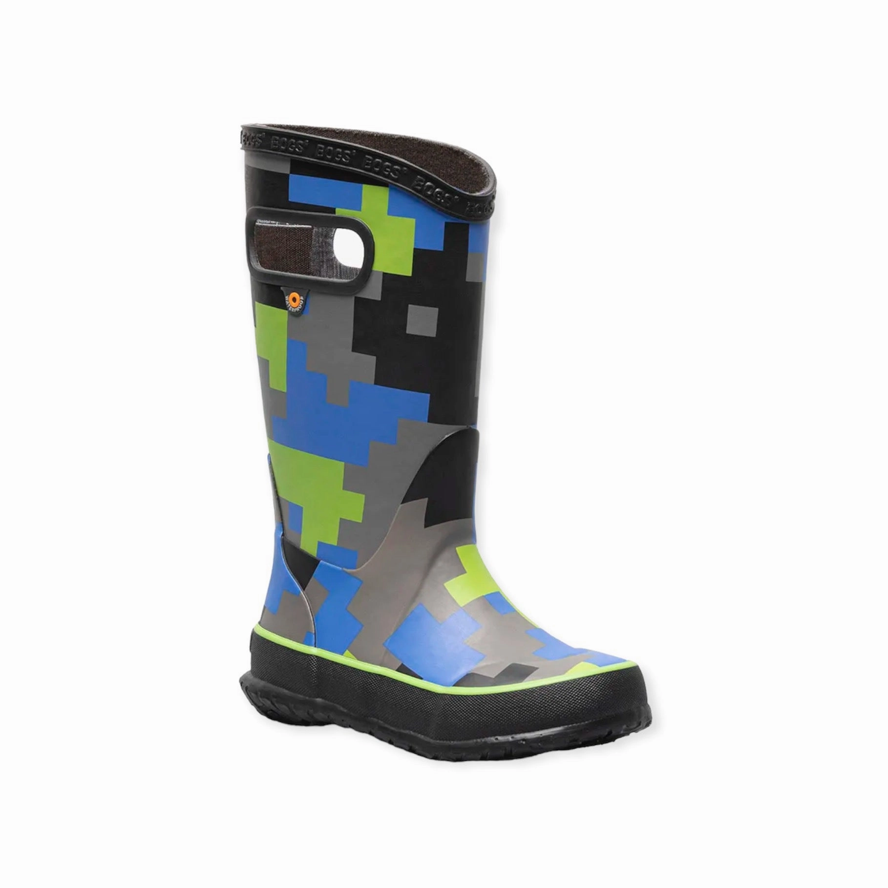 Rainboot Big Camo - Black and Green Urban Fit