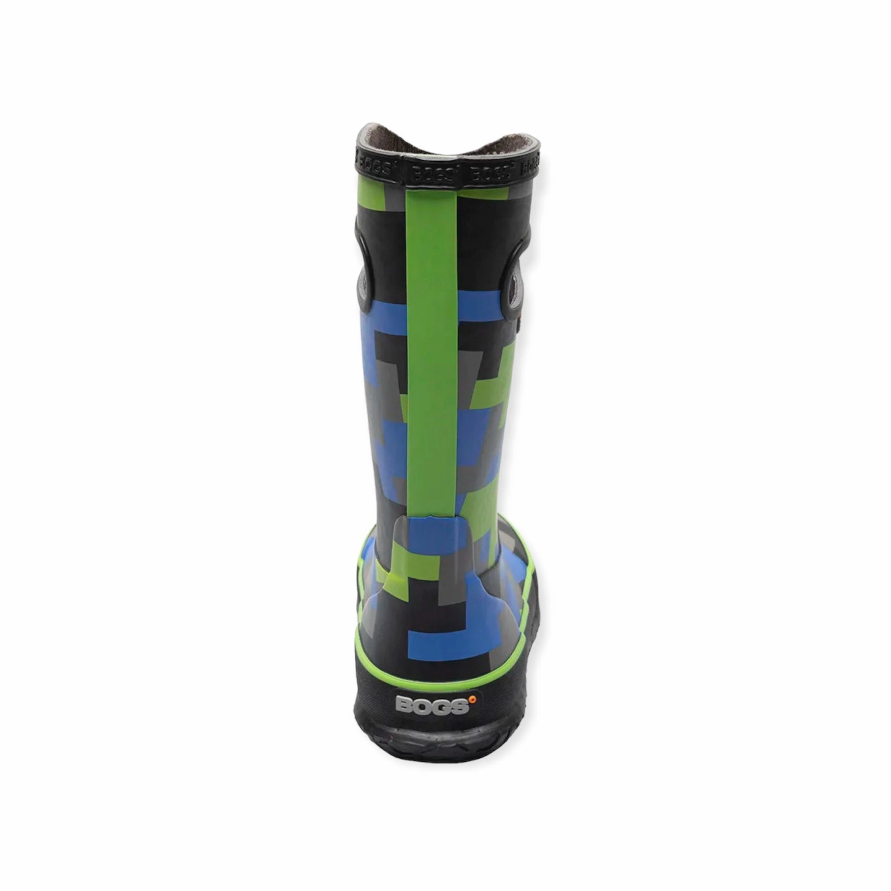 Winter Trek Built Tough Rainboot Big Camo - Black and Green