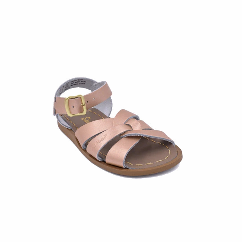 SALTWATER SANDALS ROSE GOLD Instant Comfort Step Cozy Wear