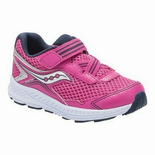 SAUCONY RIDE 10 JR- Little Kid Bold Neon Ergonomic Design