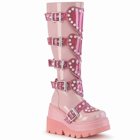 SHAKER-210 Baby Pink Patent Swim Edge Fresh Drop