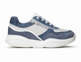 Womens Zip Close SWX11 Denim Trainers Digital Run Couple Pair