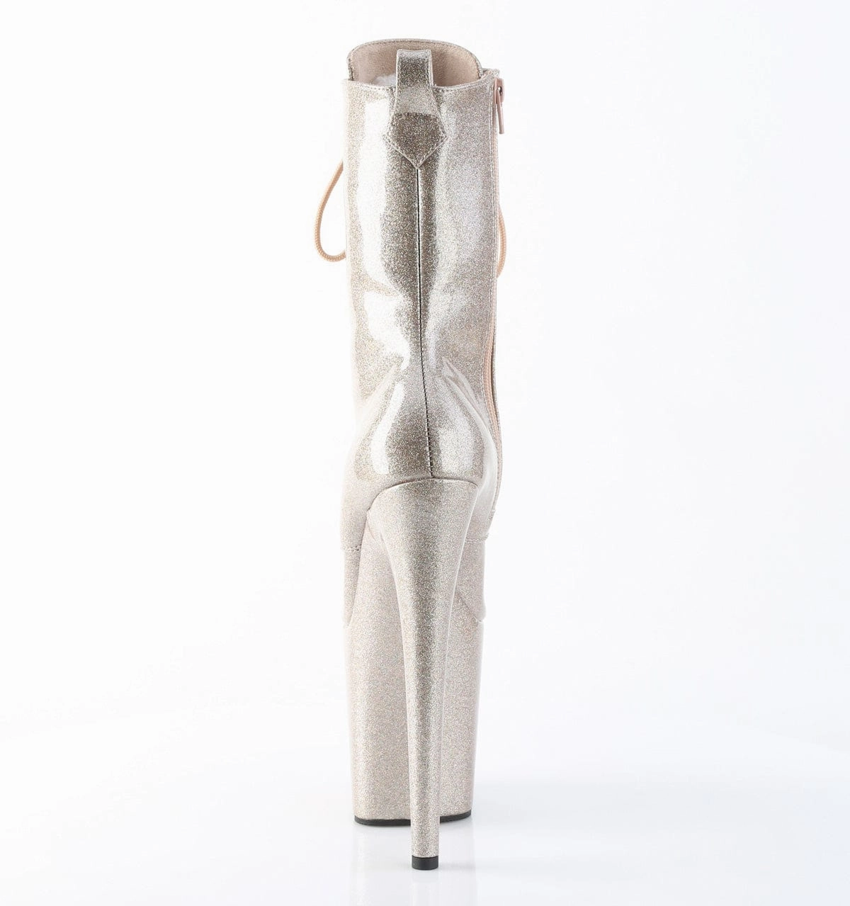 Sporty Vibe outdoor chill FLAMINGO-1040GP Platform Shoes Champagne Glitter Patent M