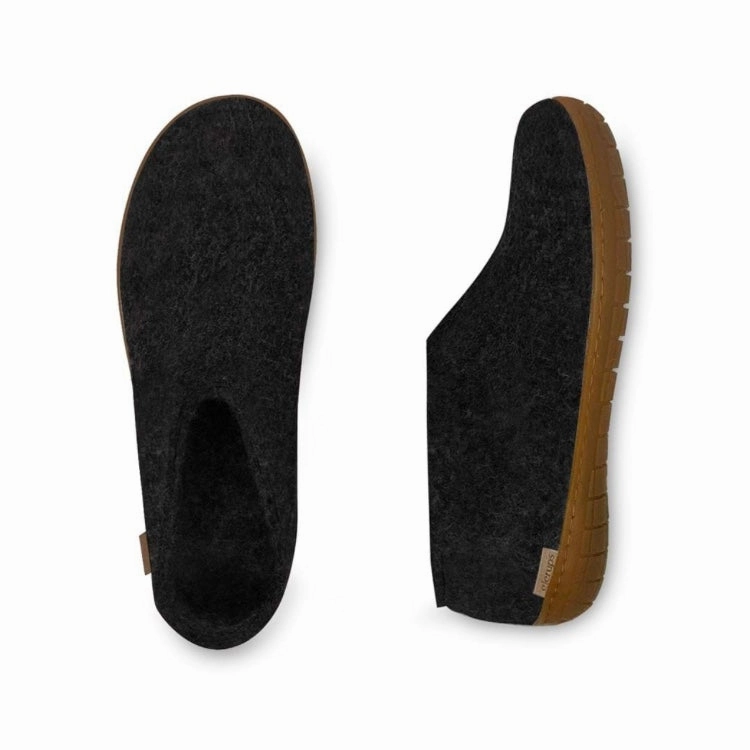 Shoe with Honey Rubber - Charcoal Easy Beach Wear