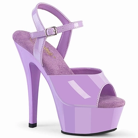 KISS-209 Platform Shoes Lavender Patent Lavender All Gender