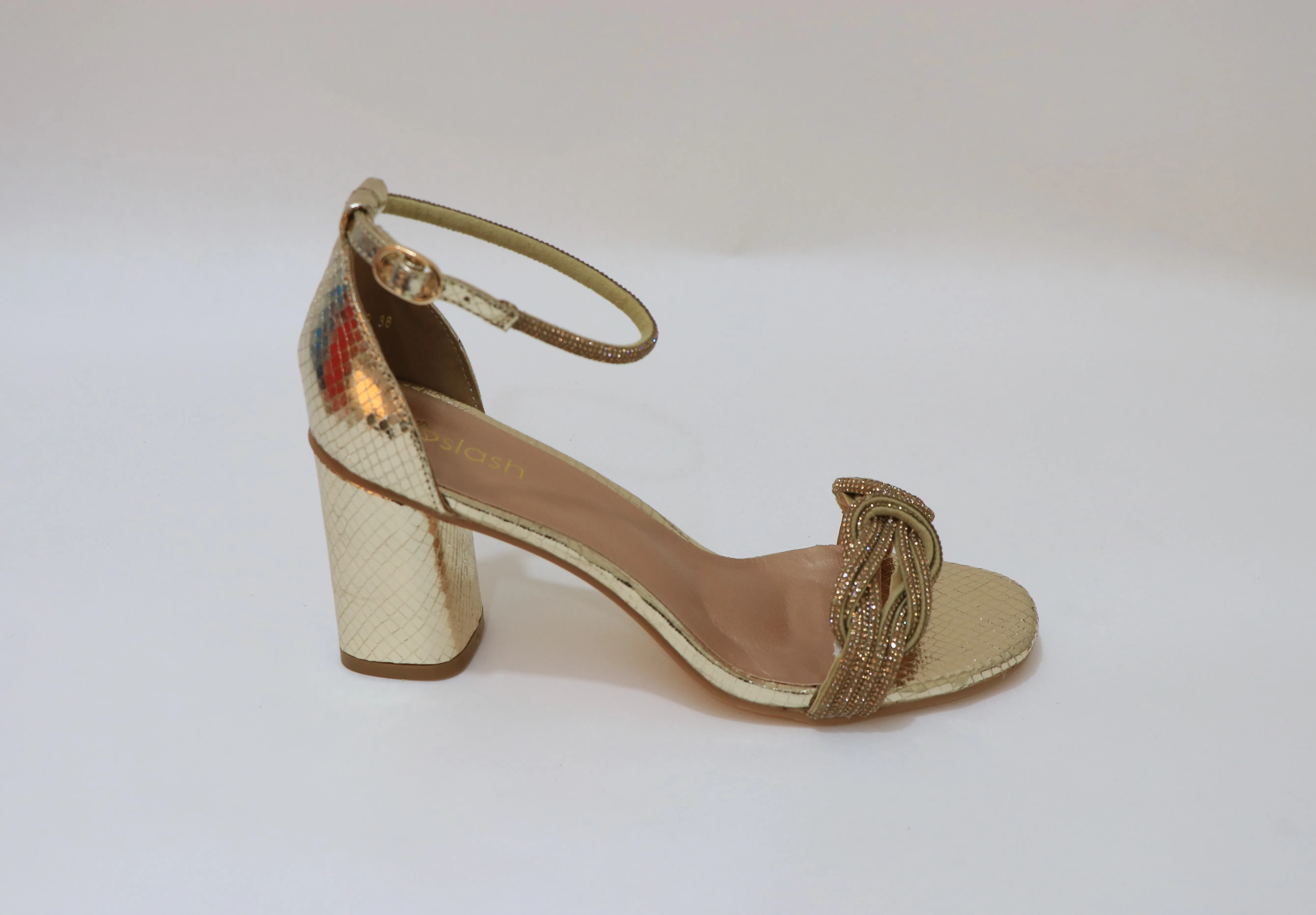 Arch Care Stylish Support SLASH Mid Heel Sandals