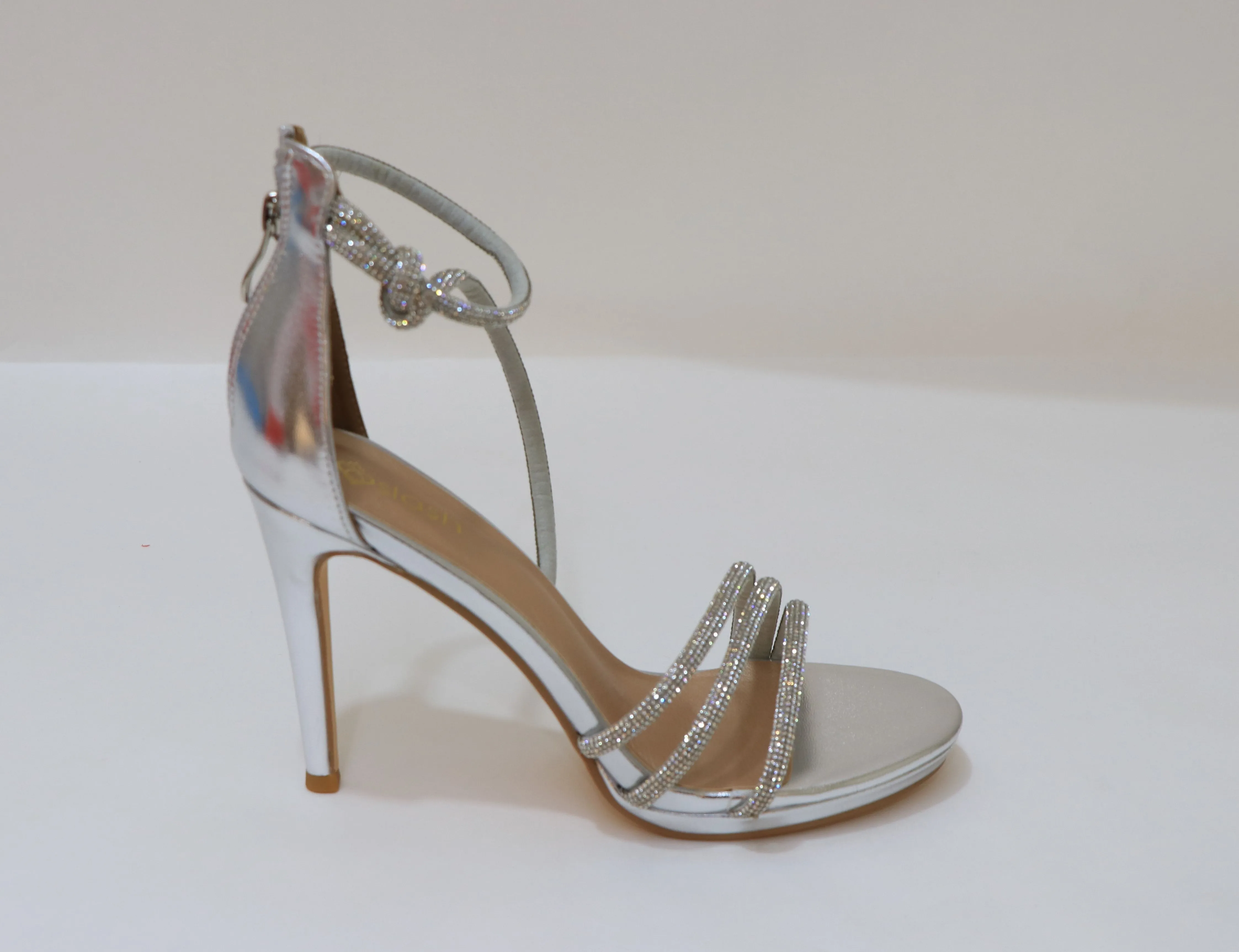 SLASH STRASS SANDALS Fashionable Comfort Night Fun