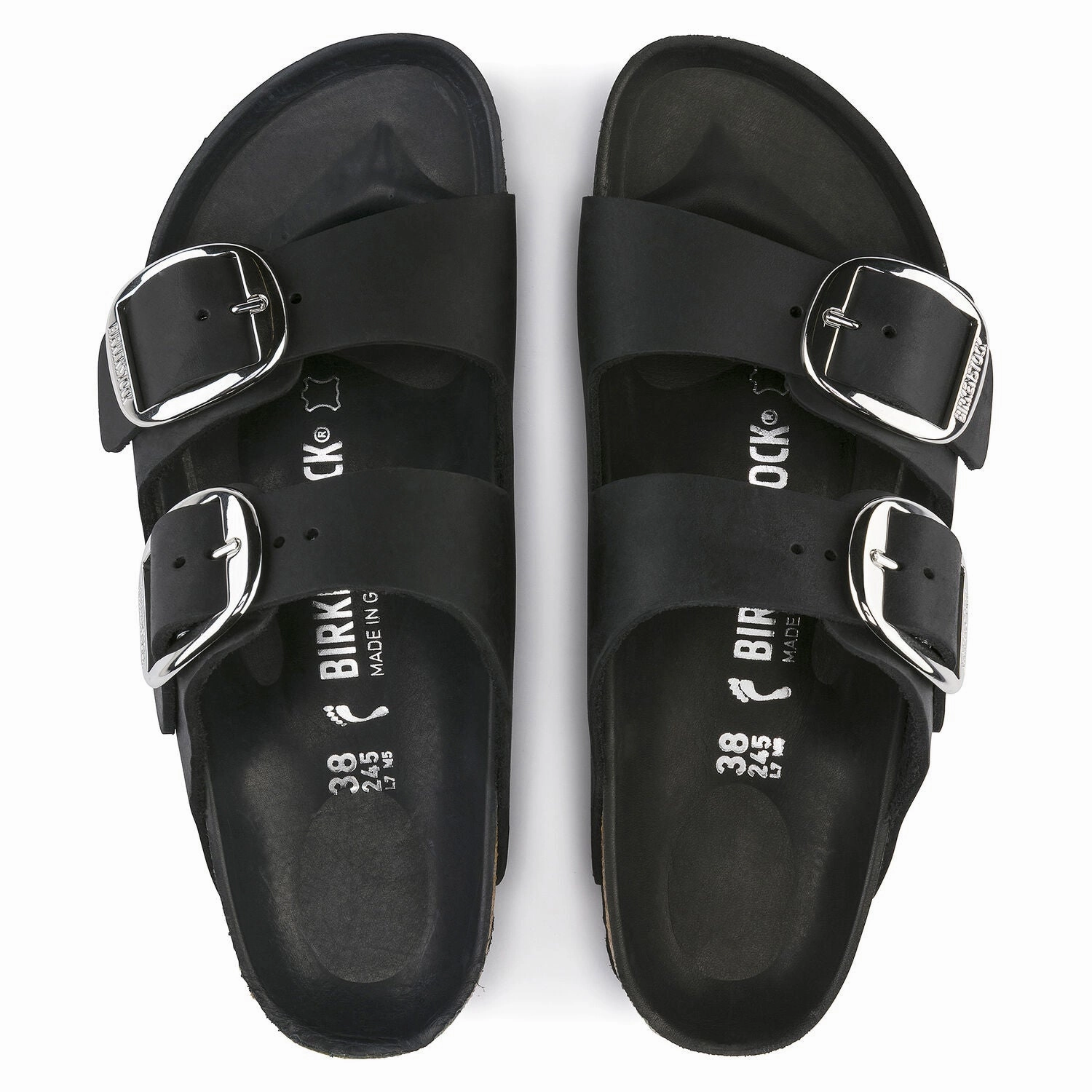 All-day Summer Sandals Arizona Big Buckle - Black
