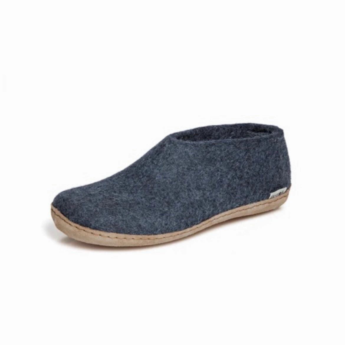 Breathable mesh Shoe with Leather Sole - Denim