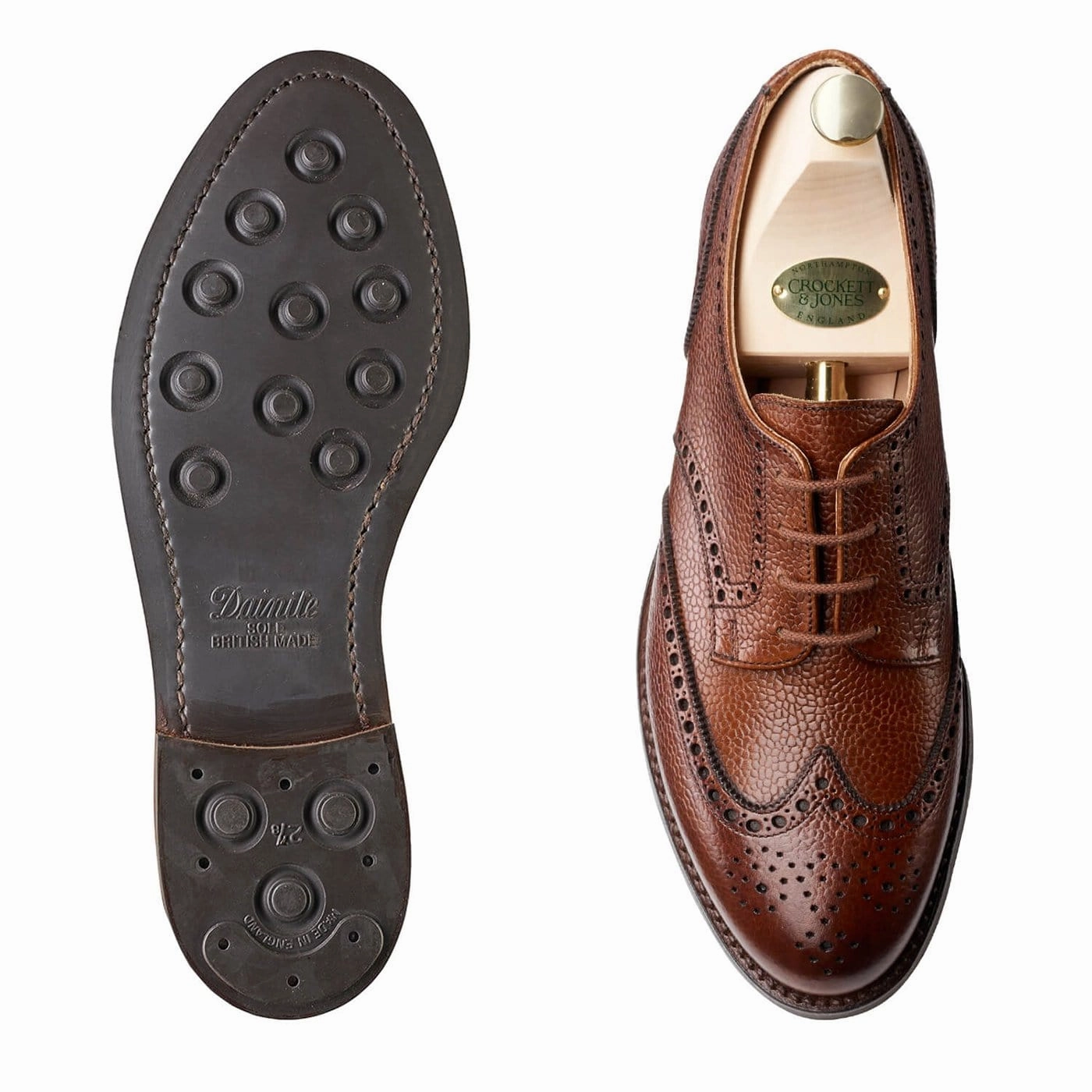 Hattie Tan Scotch Grain Modern Silhouette Line Fit