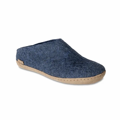 Slip-on with Leather Sole - Denim Active Day Cushioned heel