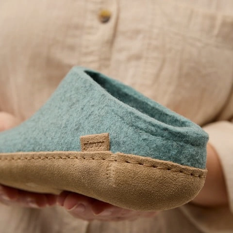 Slip-on with Leather Sole - North Sea Stretchable Upper