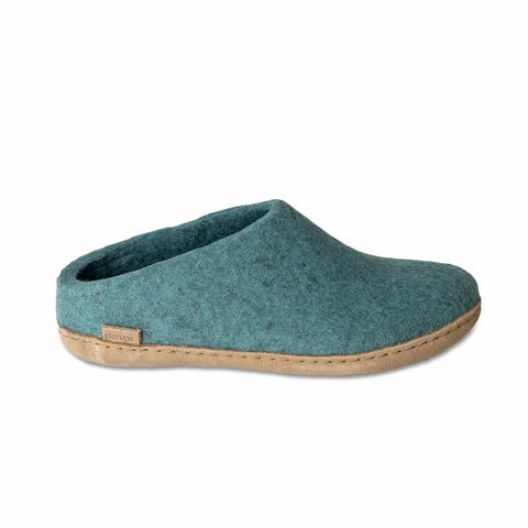 Easy Fit Shoes Durable Build Slip-on with Leather Sole - North Sea