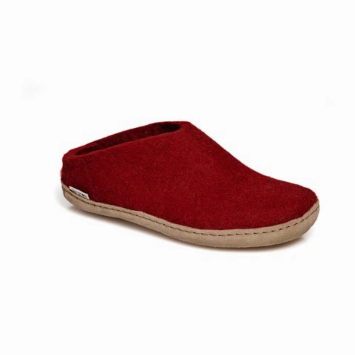 Slip-on with Leather Sole - Red Comfortable Footbed
