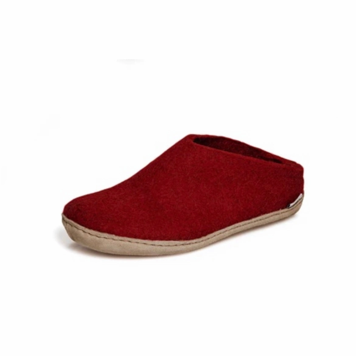 Easygoing Shoes Slip-on with Leather Sole - Red