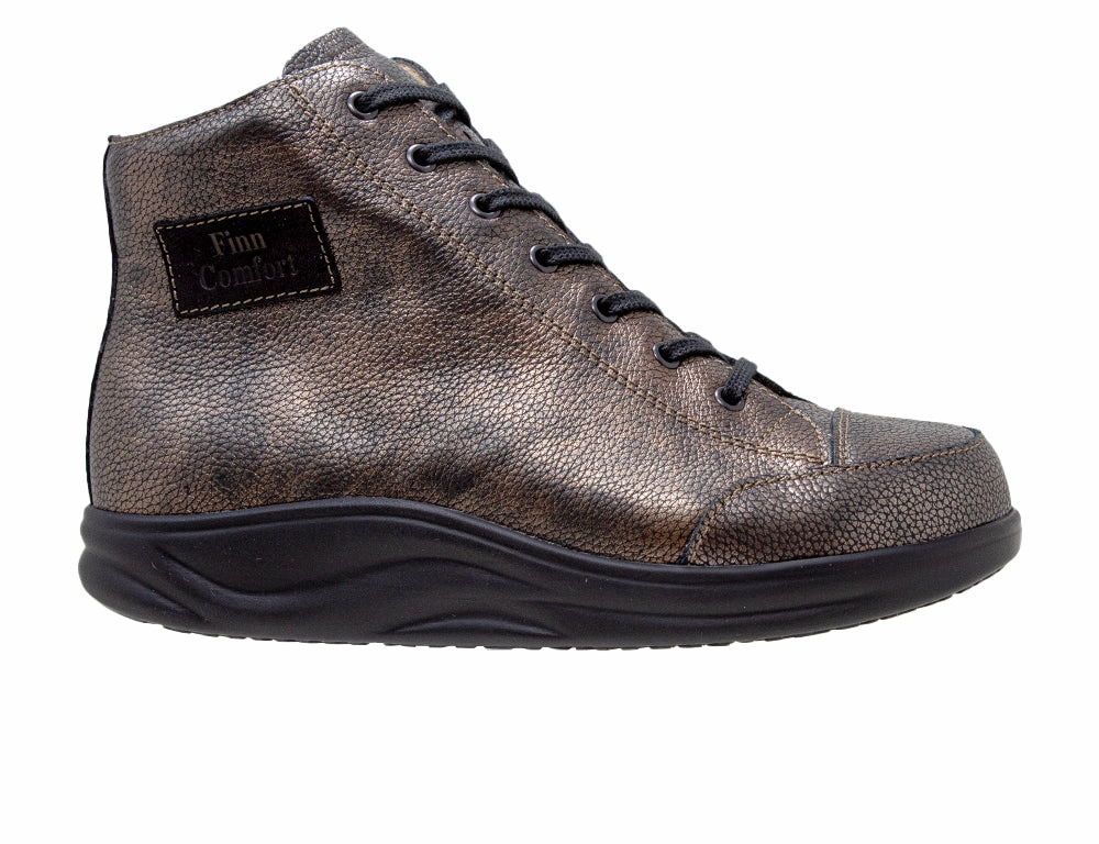 Yoga Base Fiber Mix Womens Finnamic Holten Copper Schwarz Boots