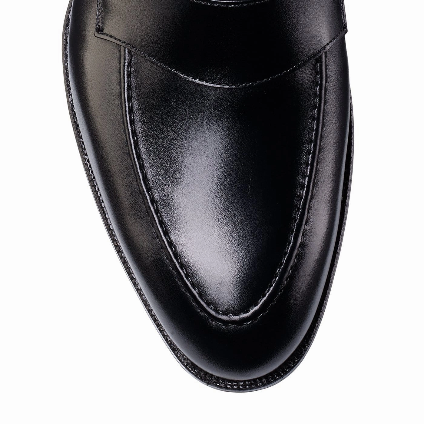 Prime Fit Square Toe Harcourt Black Calf