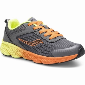 SAUCONY WIND LACE KIDS Foot Support Soft Interior