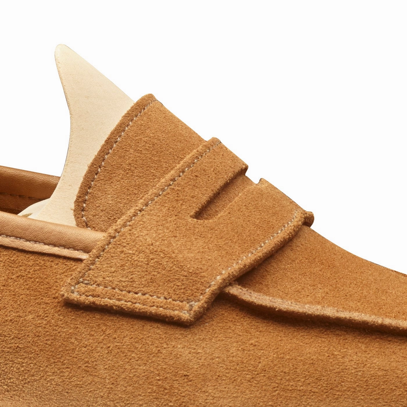 Lilou Tan Calf Suede Long Shade Urban Mode