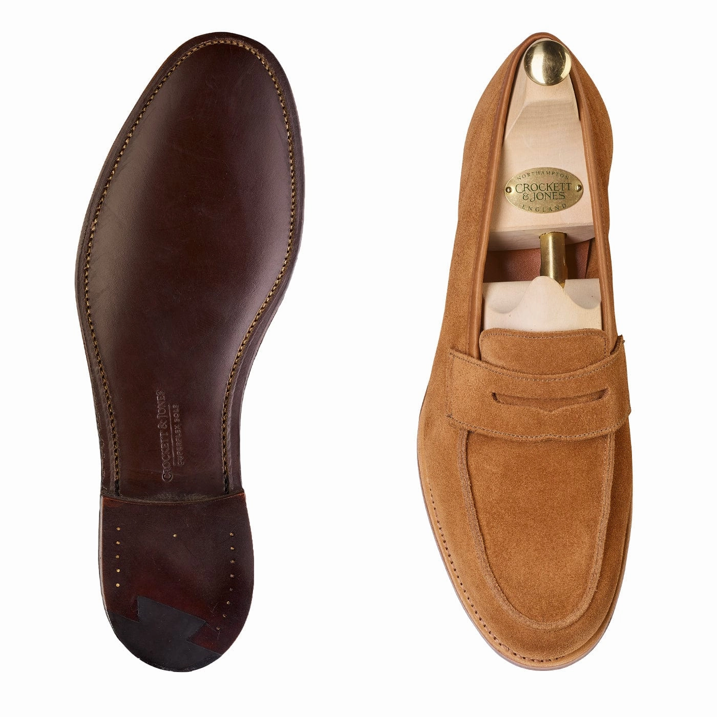 Slip On Style Lilou Tan Calf Suede