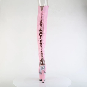 Nordic Tone Work Ready SPECTATOR-3030 Baby Pink Faux Leather/Clear-Baby Pink Ma