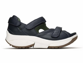 Womens Pluto Navy Sandals Step Light