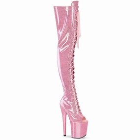 FLAMINGO-3021GP Baby Pink Glitter Patent/M Energy Walk
