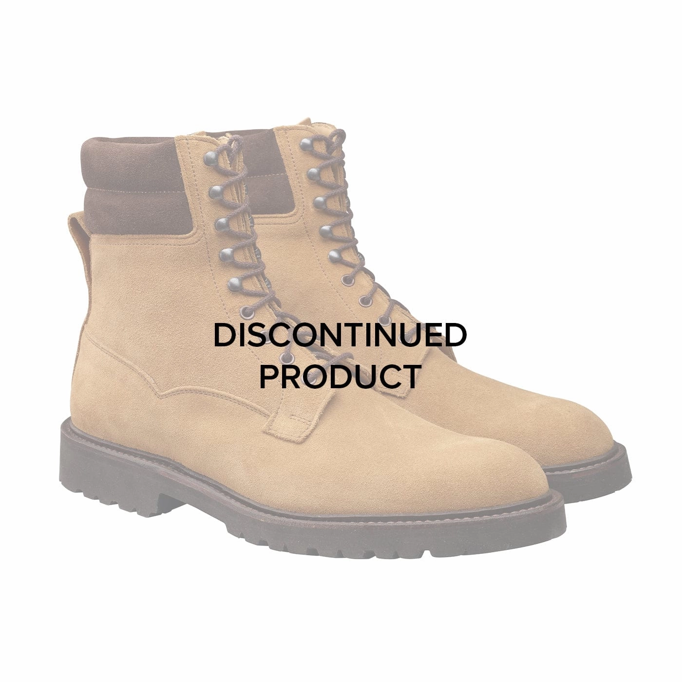 Ross Fawn Suede & Dark Brown Suede Collar Functional Style