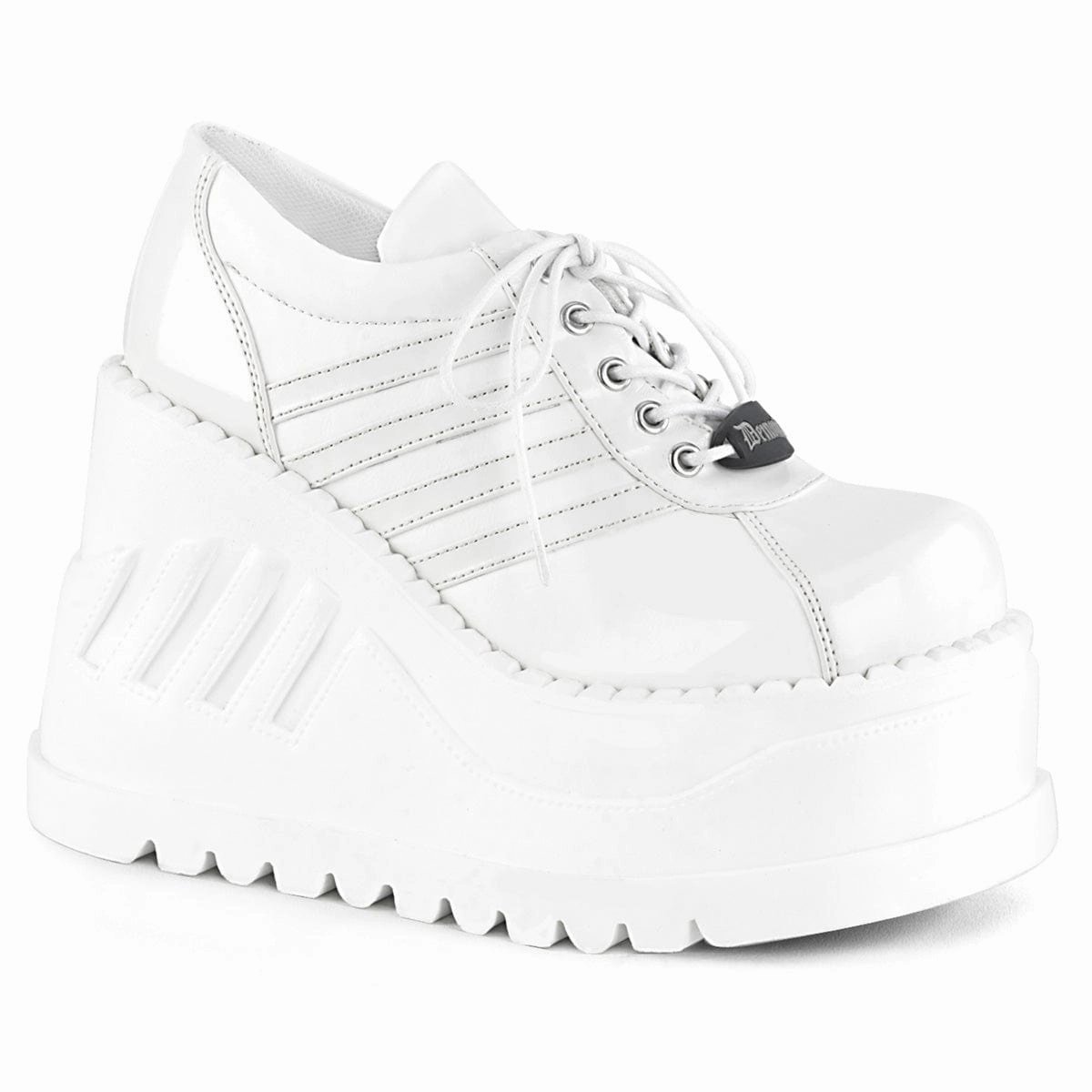 Neo Pop Game Fit STOMP-08 White Patent -Vegan Leather