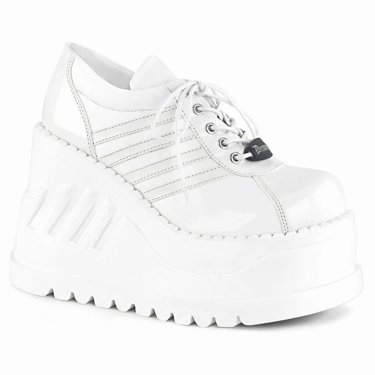 Daytime Wear STOMP-08 White Patent -Vegan Leather