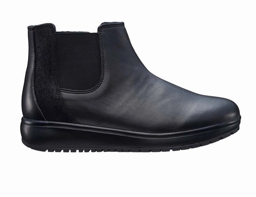 Hill Tough Womens Senso Zip London II Black Boots