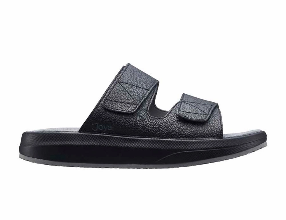 Secure fit Garden Mood Mens Senso Adjustable Max III Black Sandals