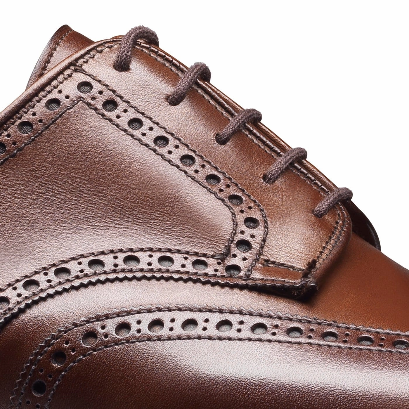 Swansea Dark Brown Burnished Calf Minimalist