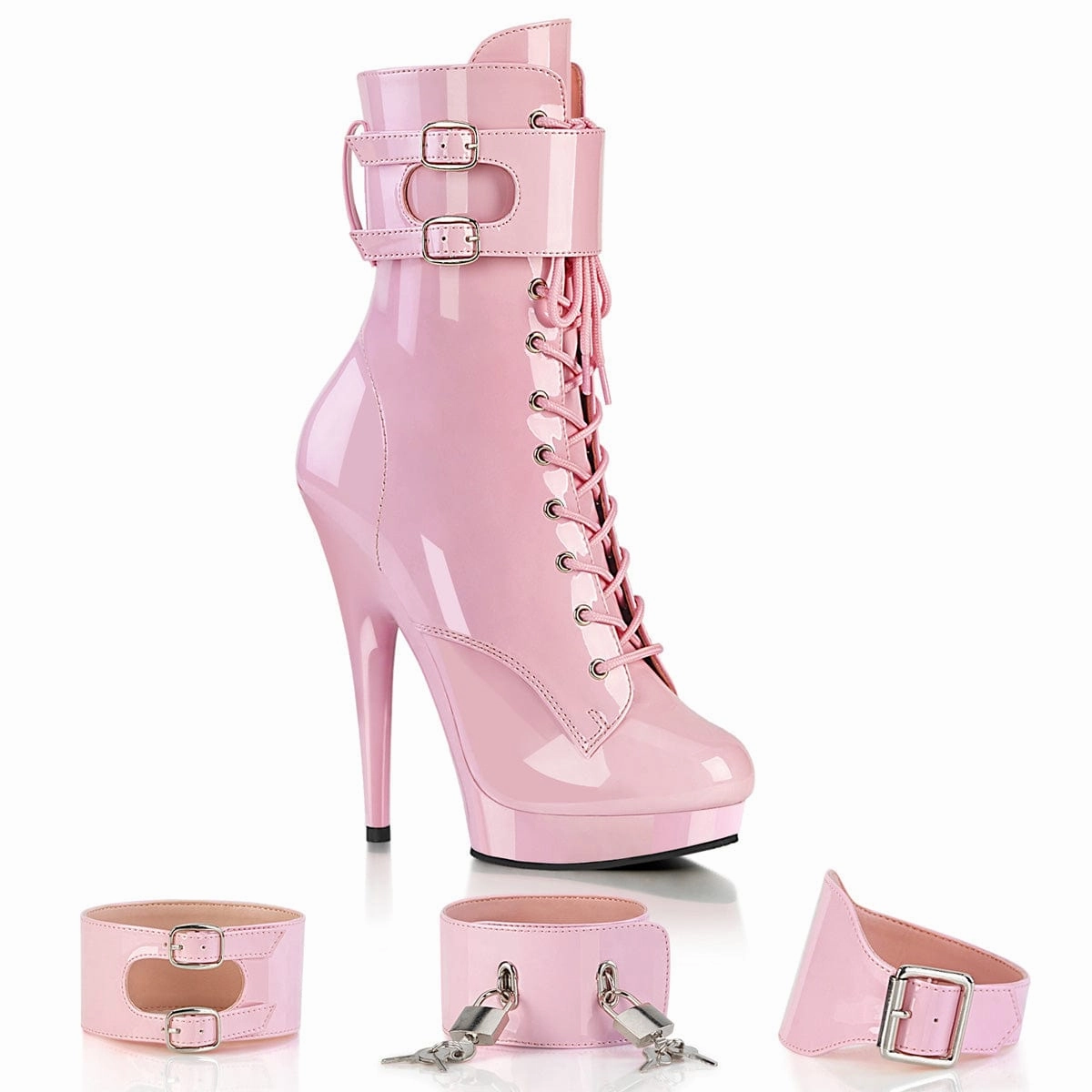 SULTRY-1023 Baby Pink Patent/Baby Pink Versatile Choice