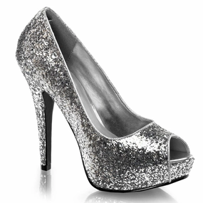 Cushioned Footbed Nature Walk TWINKLE-18G Silver Glitter