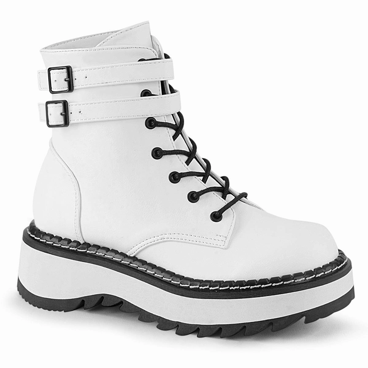 Cold Tone Frost Safe LILITH-152 White Vegan Leather
