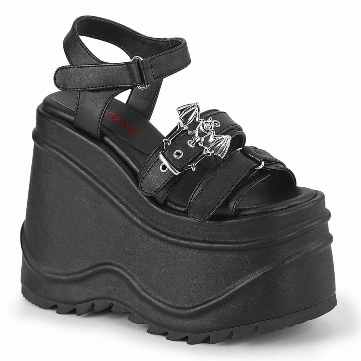 WAVE-13 Black Vegan Leather Global Cool Comfort Flex