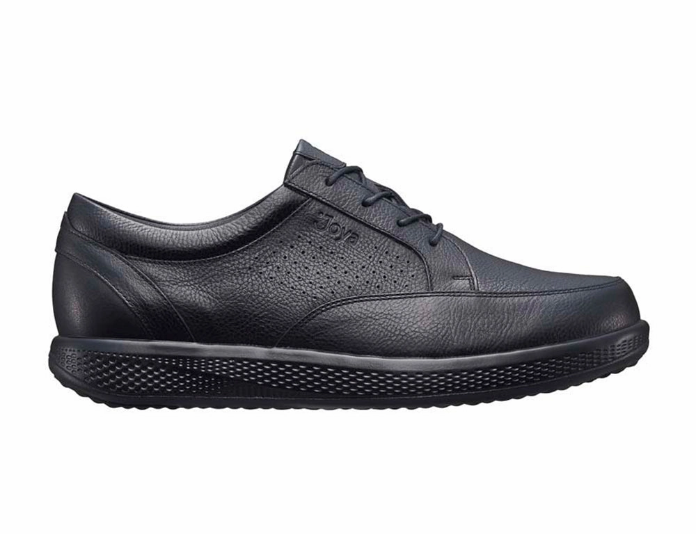 Shock Resistant Mens Nuvola Boston Black Shoes