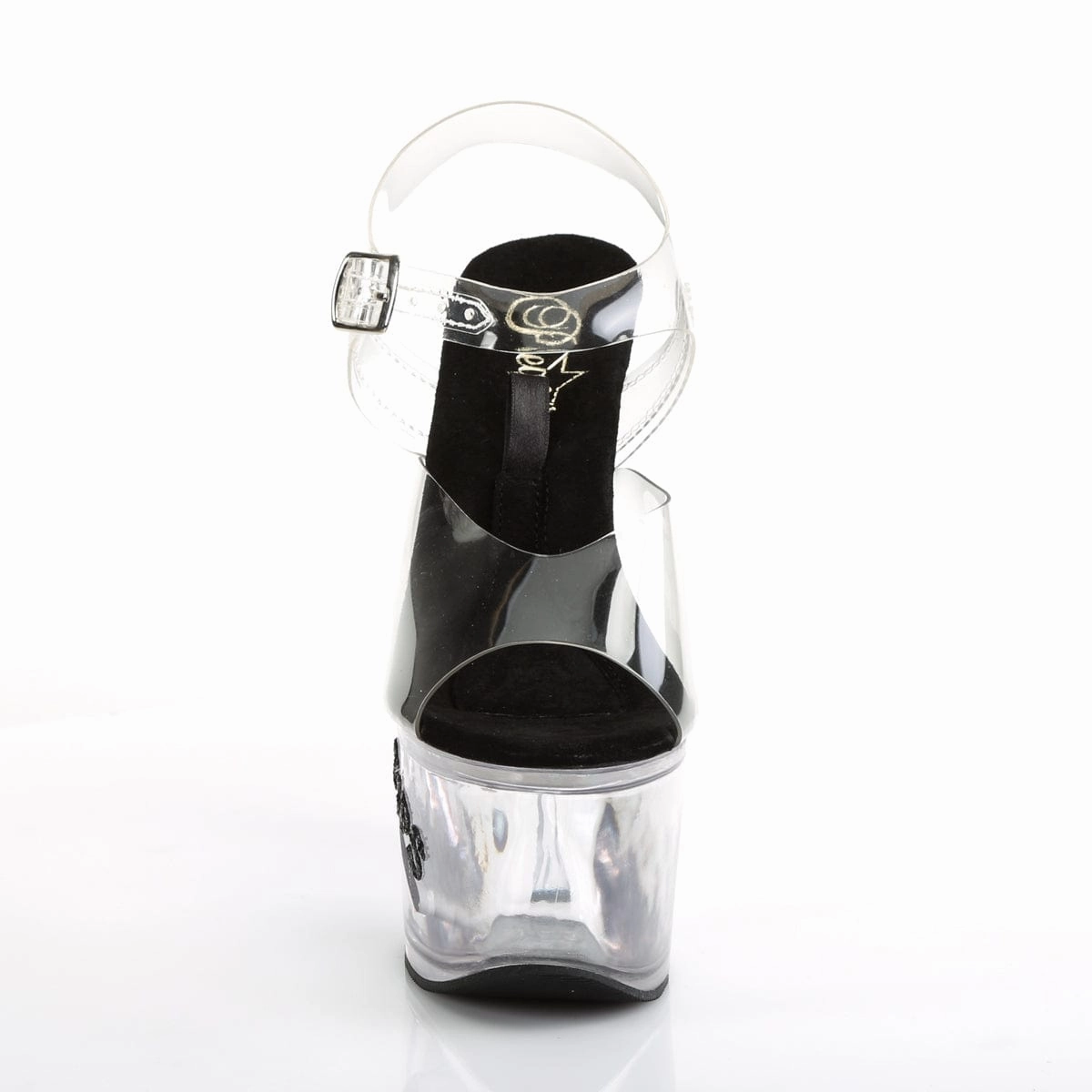 Fashionable Design TIPJAR-708-5 Clear-Black/Clear