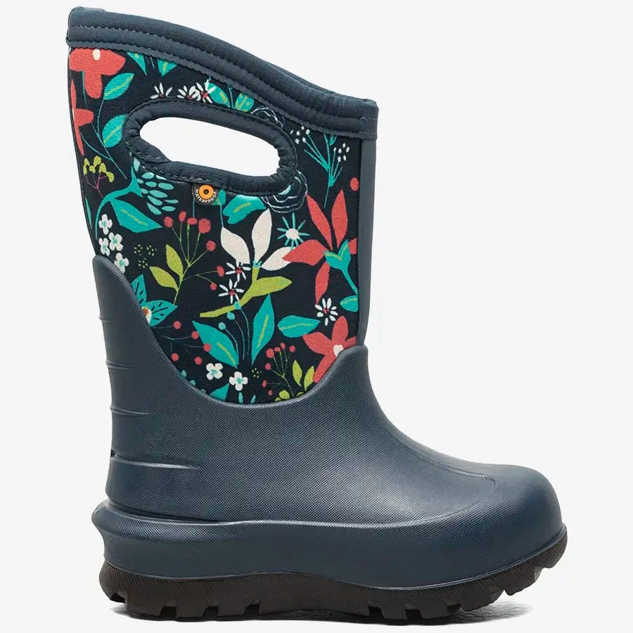 Anti-bacterial Neo-Classic Flower - Blue