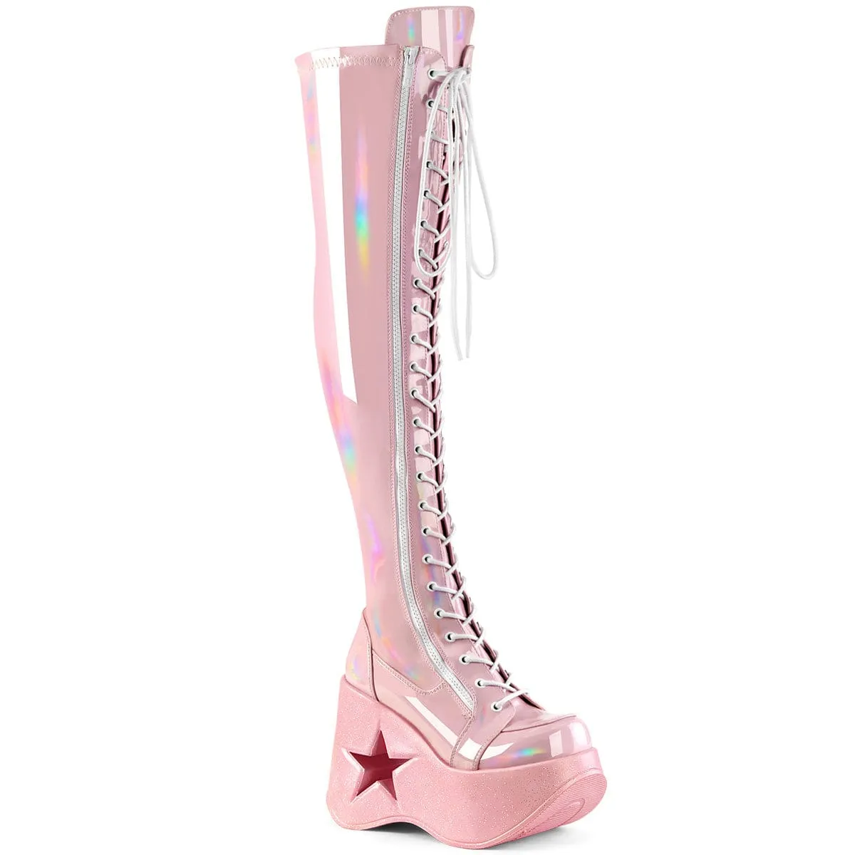 Built For Comfort Soft DYNAMITE-300 Baby Pink Stretch Hologram